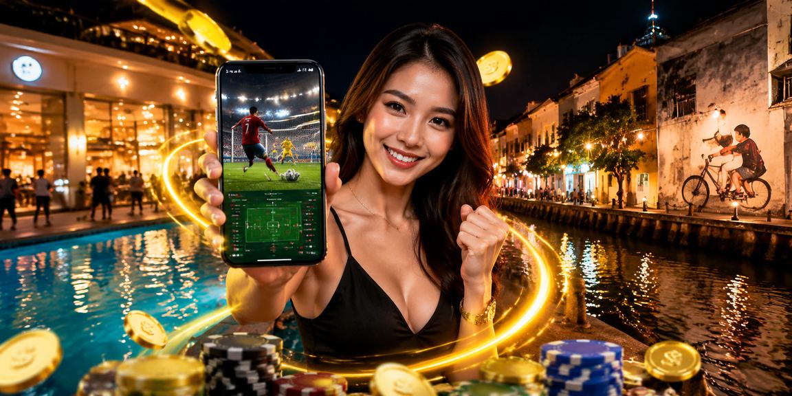 Pemain dari Pulau Pinang menikmati pertaruhan bola sepak dan permainan slot di platform prize